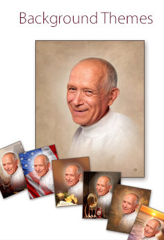 Memorial Photos Background Themes on Canvas