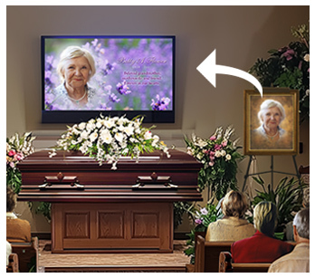 Video Tribute on display